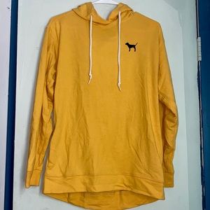 This is a PINK Victoria Secrets pull over hoodie in size Small